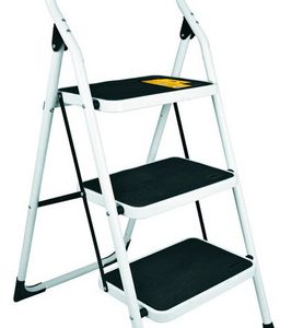 Escalera Acero Tubular 3 Peldaños Pretul (truper)  Estu-3p
