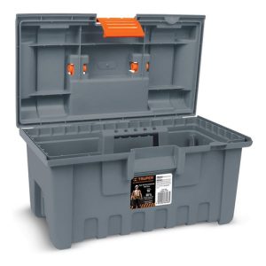 Caja Herramienta Plástica Gris 40 Cm Truper 16