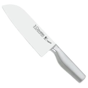 Cuchillo Santoku 18 Cms  Inox.forj.platina Tres Claveles