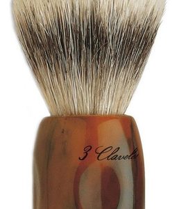 Brocha P/ Afeitar Cerda Caballo Profesional 3 Claveles 12721