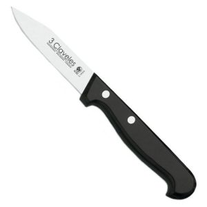 Cuchillo Mondador 8cms  Inox Mango Abs Tres Claveles 904
