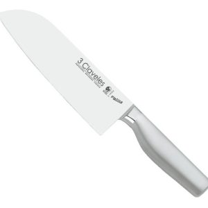 Cuchillo Santoku 18 Cm  Alveolado Inox.forj. 3 Claveles 1627