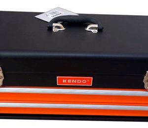 Caja Herramienta Metal 460x221x255mm 2 Bandejas Kendo 90515