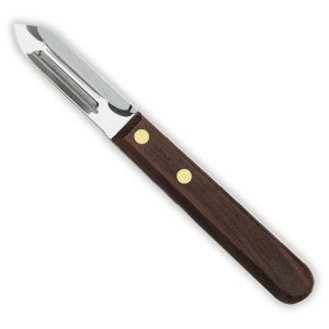 Cuchillo Pela Papa 6 Cm Inox Mango Madera Tres Claveles 1000