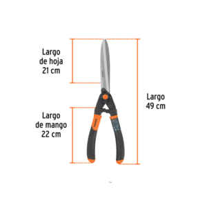 Tijera Cortar Ramas Mango Con Grip 47 cms