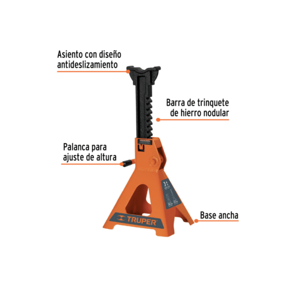 Caballete Torre P/auto 6 Ton Jgo 2 - Imagen 3