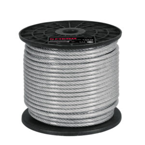 Cable de Acero Galvanizado 1/4 Truper CAB-1/4 RX Recubierto PVC 75 m
