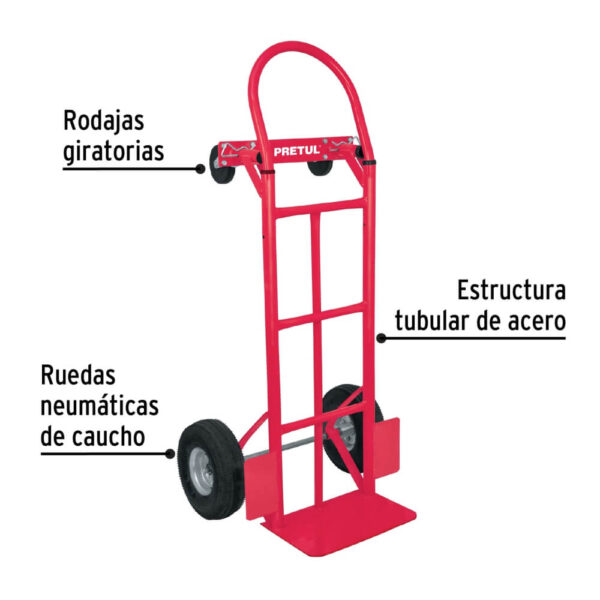 Carro De Carga Tipo Yegua 385 Kg - Imagen 3