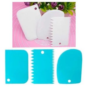 Peine Raspador/espátula P/ Repostería Cocina Glaseado Cremas