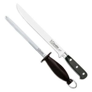 Cuchillo Jamonero Forgé 25cm Y Astil 20cm 1700 Tres Claveles