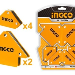 Juego Escuadra Soporte De Soldadura Magnético Ingco 6pzs