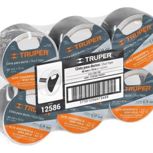 Cinta P/ductos Reforzada Industrial 10 Mtros Pack 6 Truper