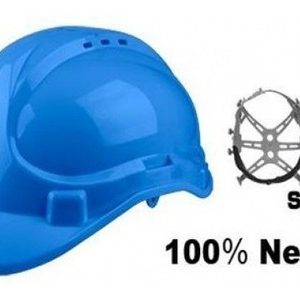 Casco Seguridad Metalurgico Azul Ingco Hsh 207