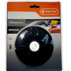 Disco Respaldo De Goma 5 - 12.5 Cm Con Velcro Tactix 446779