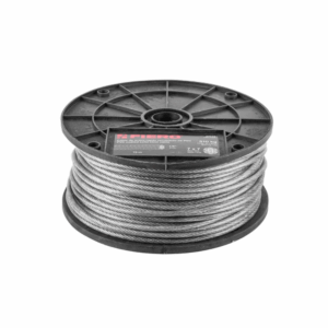 CABLE DE ACERO TRUPER 1/8" CUBIERTO PVC ROLLO 75 M # CAB-1/8RX (44219)