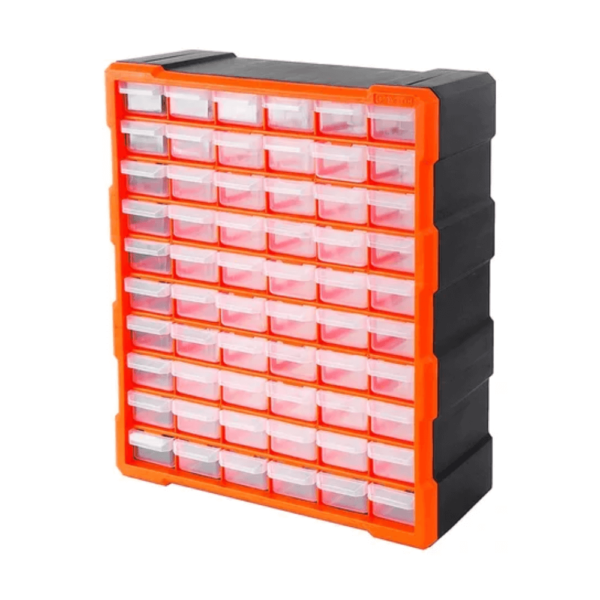 Caja Organizador Tactix Plast 47,5x38,5x16,2 Cm 60 Cajas