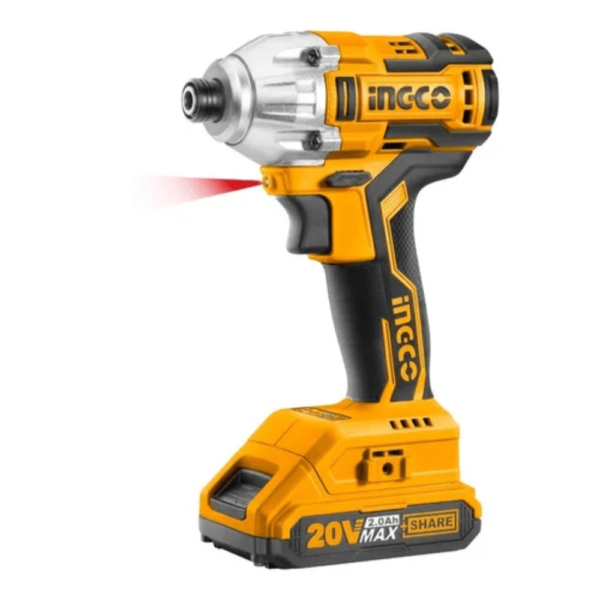 Atornillador Impacto 20v Inal. C/2 Bat C/1 Cargador - Ingco