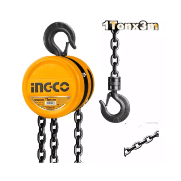 Tecle Ingco Cadena 1,0 Ton X 3 Mts # Hcbk0101