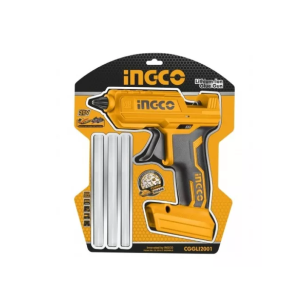 PISTOLA SILICONA INGCO INALAMB.20V S/ BATERIA S/CARGADOR #CGGLI2001