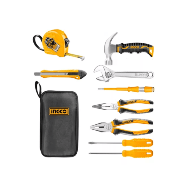 Set De Herramientas Manuales Con 9 Piezas Ingco Hkth10809