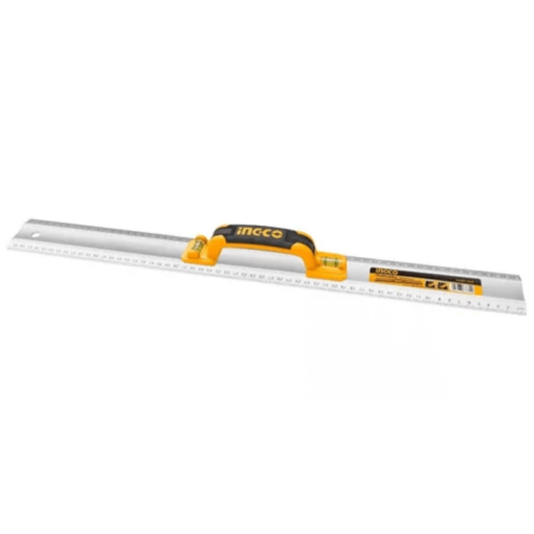 Regla De Aluminio C/nivel Burbuja 60 Cm Ingco Har01060