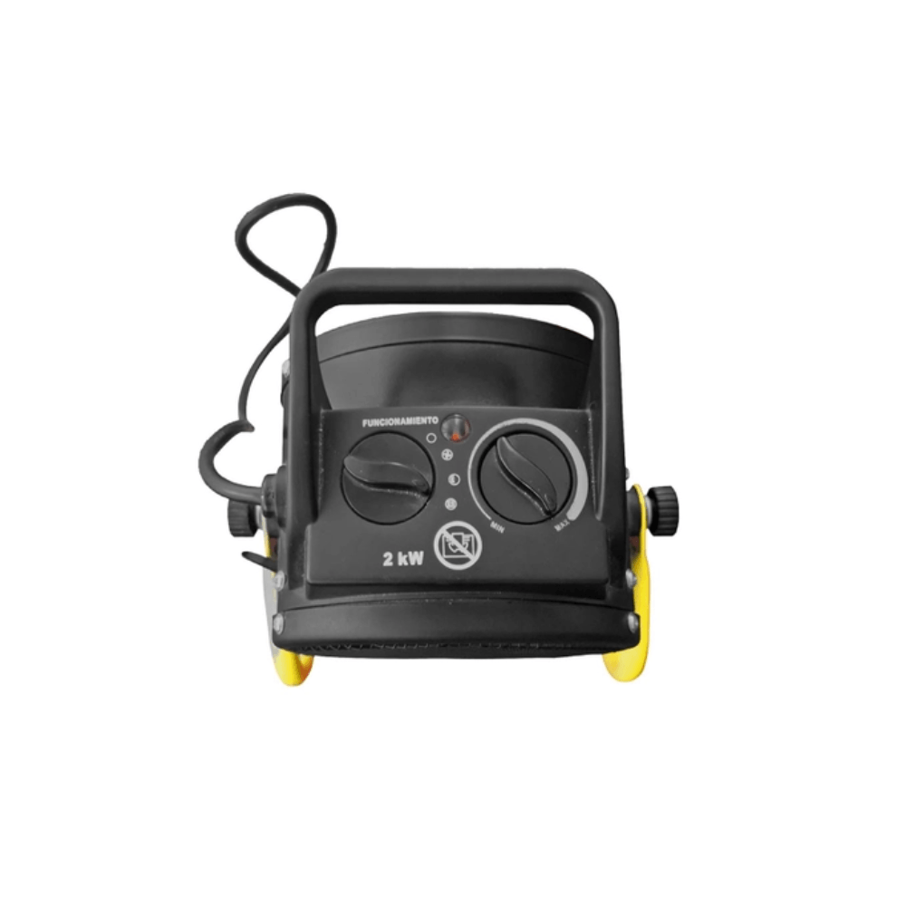 Turbocalefactor Eléctrico KRAFTER TE2 2kw Portátil Calefactor Industrial Compacto - Imagen 4