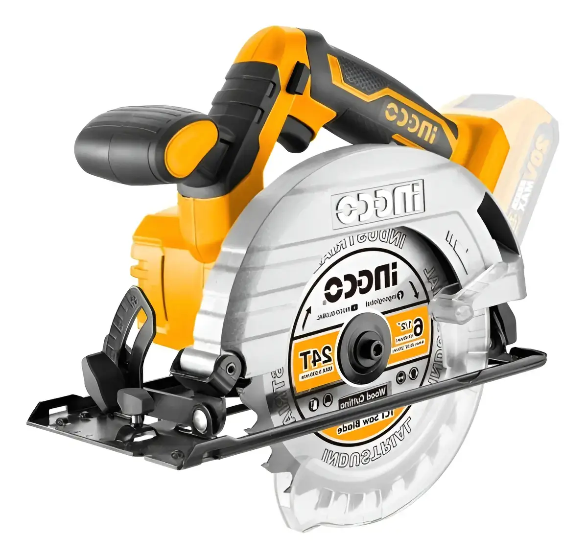 SIERRA CIRCULAR INGCO INALAMBRICA 20V 165MM SIN BATERIA, SIN CARGADOR #CSLI1651 (C)(OF)