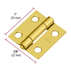 BISAGRA HERMEX-TRUPER ACERO LATONADO 1 x 7/8″ #BR-101(BI-10L) 20UNI. (43192)