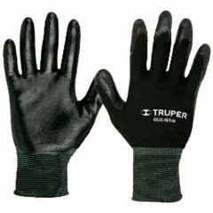 GUANTE NYLON TRUPER RECUBIERTO C/NITRILO MED. # GU-122 (GUX-NIT-M) (13294)