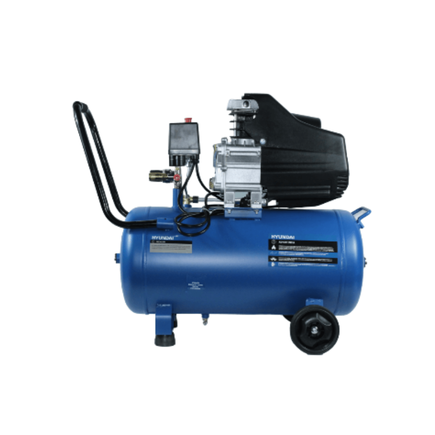 Compresor De Aire Hyundai 2 Hp 50 Litros - 115 Psi - Imagen 2